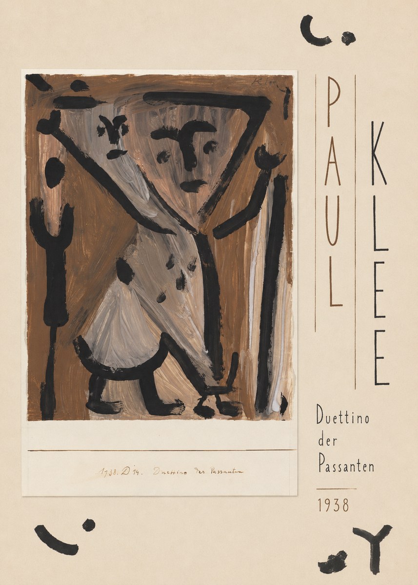 Paul Klee Duettino Der Passanten No5 - Affiche