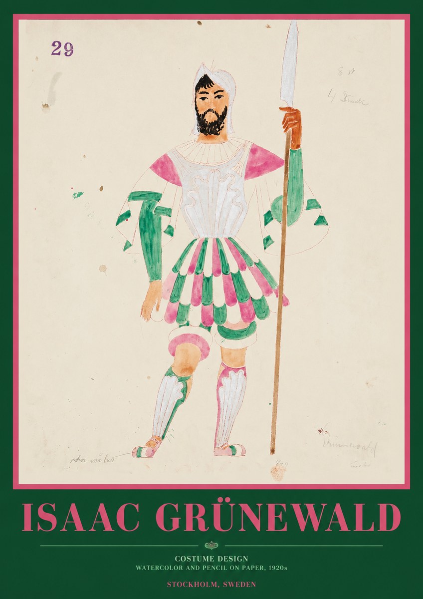 Isaac Grünewald Costume Design No. 29 No1 - Affiche