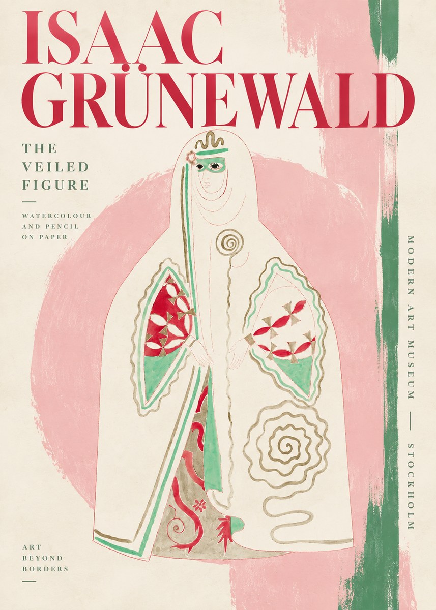 Isaac Grünewald The Veiled Figure No3 - Affiche