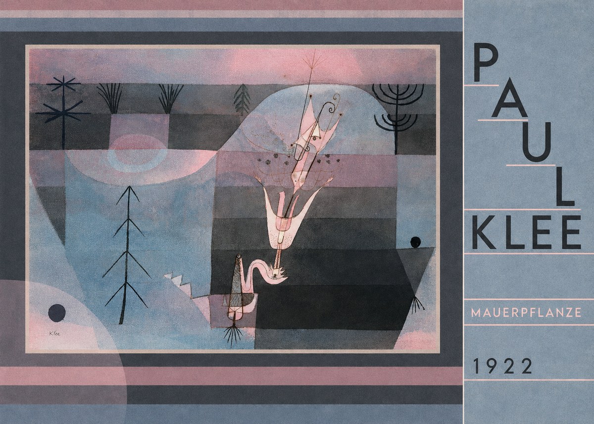 Paul Klee Mauerpflanze No6 - Affiche