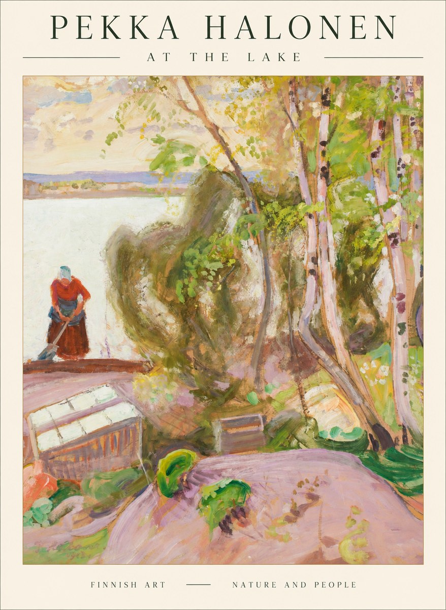 Pekka Halonen At the Lake No1 - Affiche