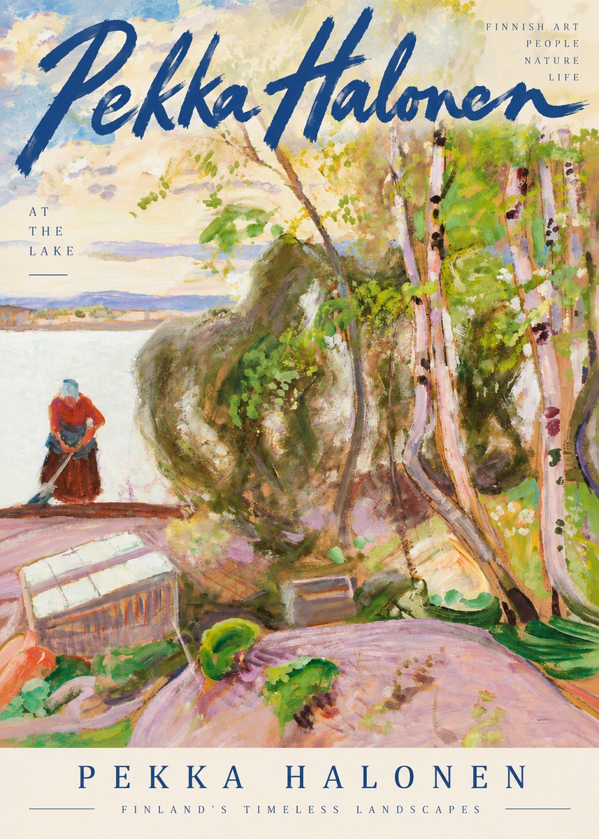 Pekka Halonen At the Lake No4 - Affiche