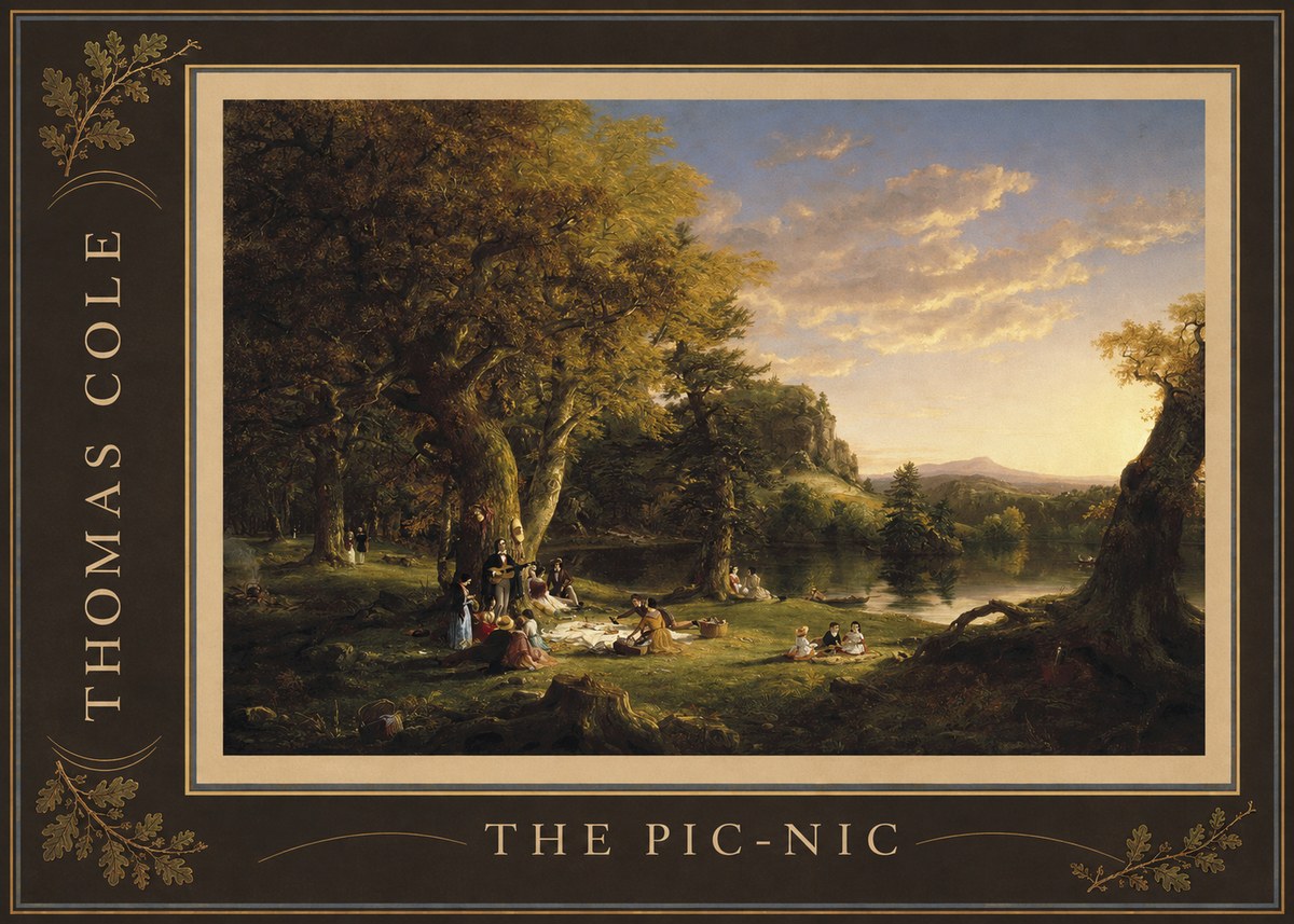 Thomas Cole The Pic-nic II No2 - Affiche