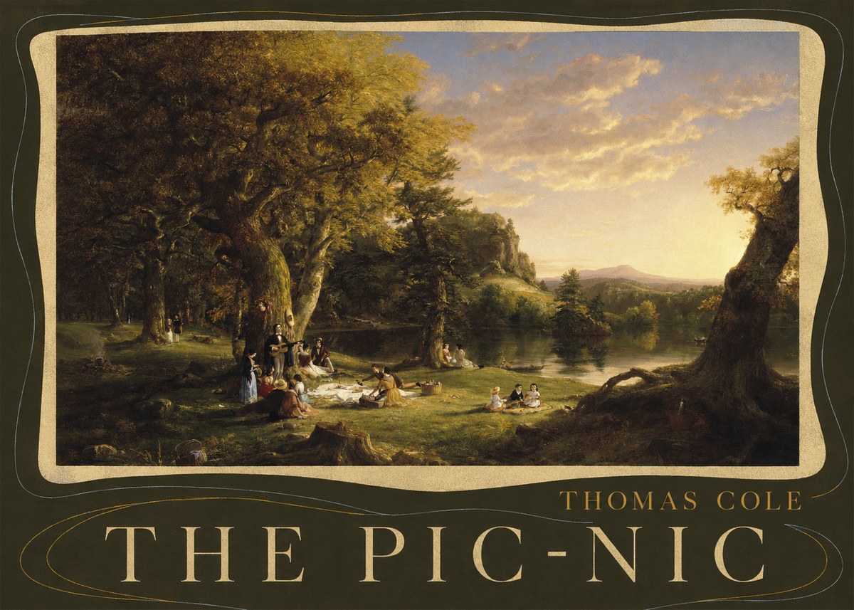 Thomas Cole The Pic-nic II No3 - Affiche