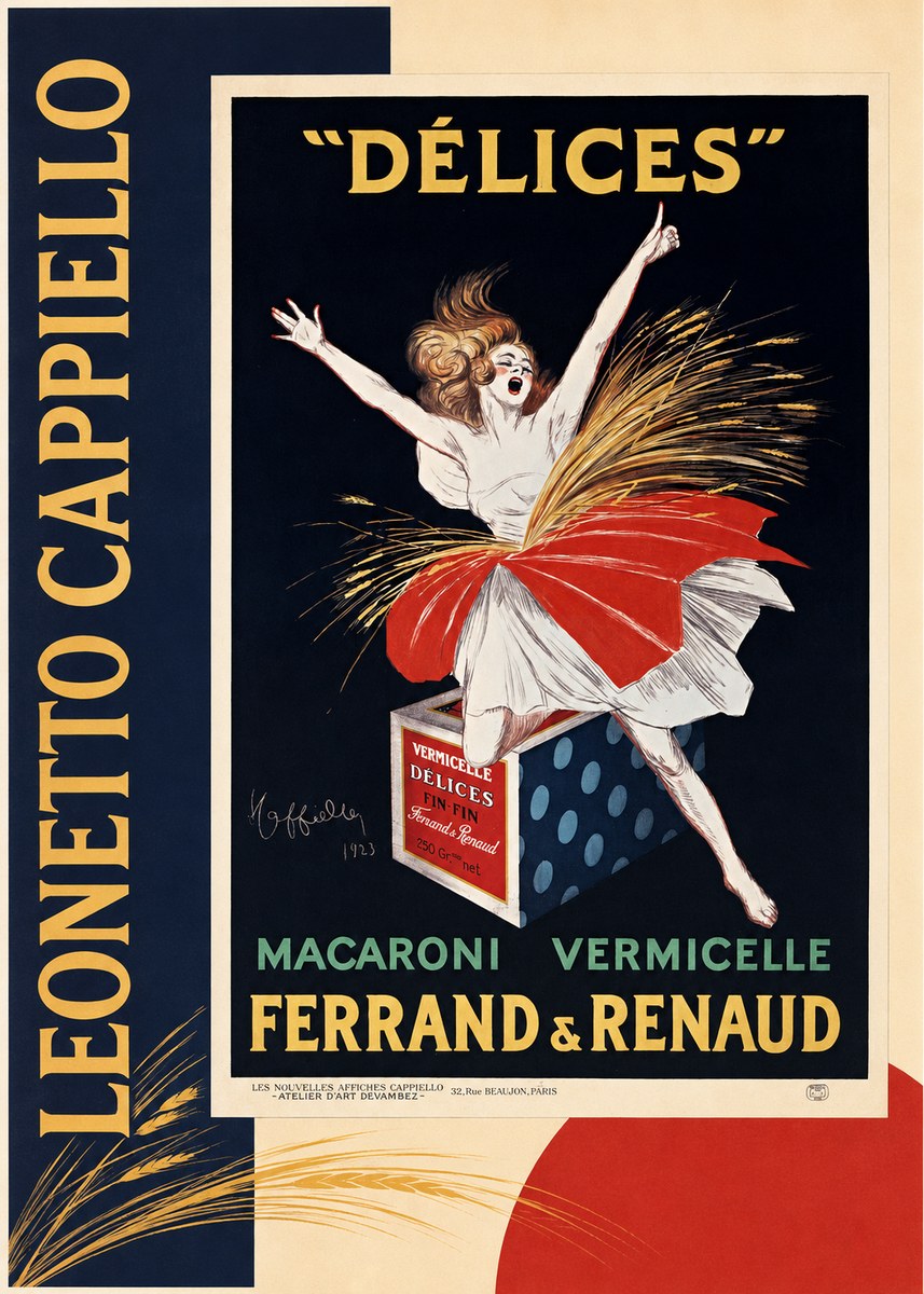 Leonetto Cappiello Délices II No3 - Affiche