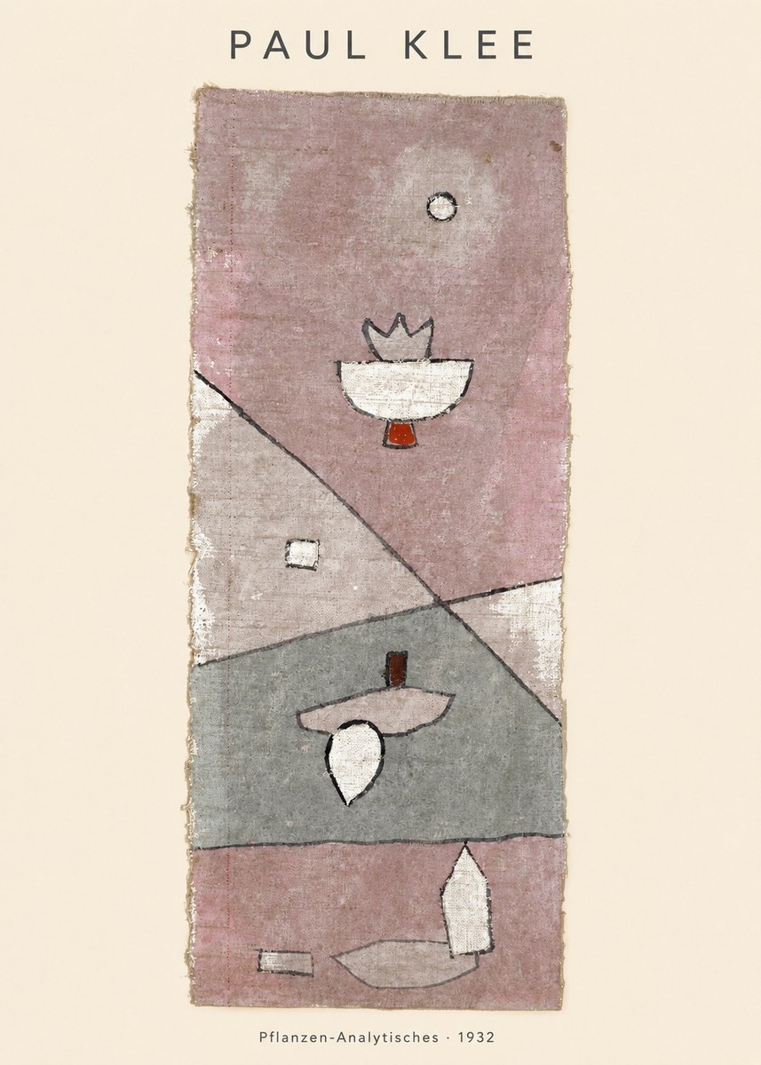 Paul Klee Pflanzen-analytisches No5 - Affiche