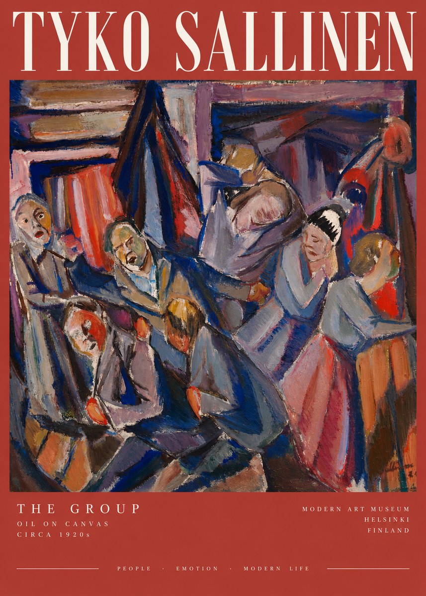 Tyko Sallinen The Group No2 - Affiche