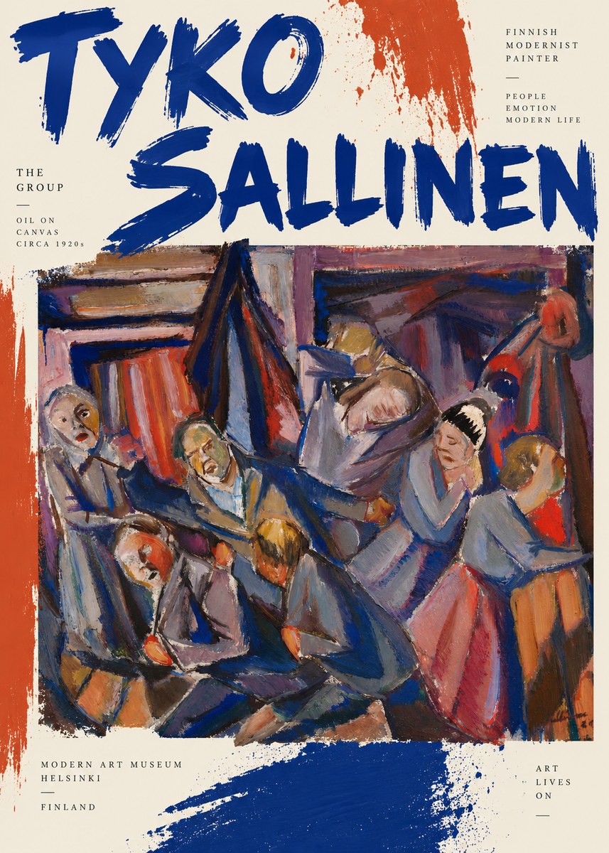 Tyko Sallinen The Group No3 - Affiche