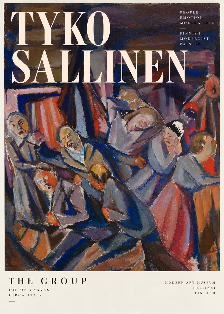 Tyko Sallinen The Group No5 - Affiche