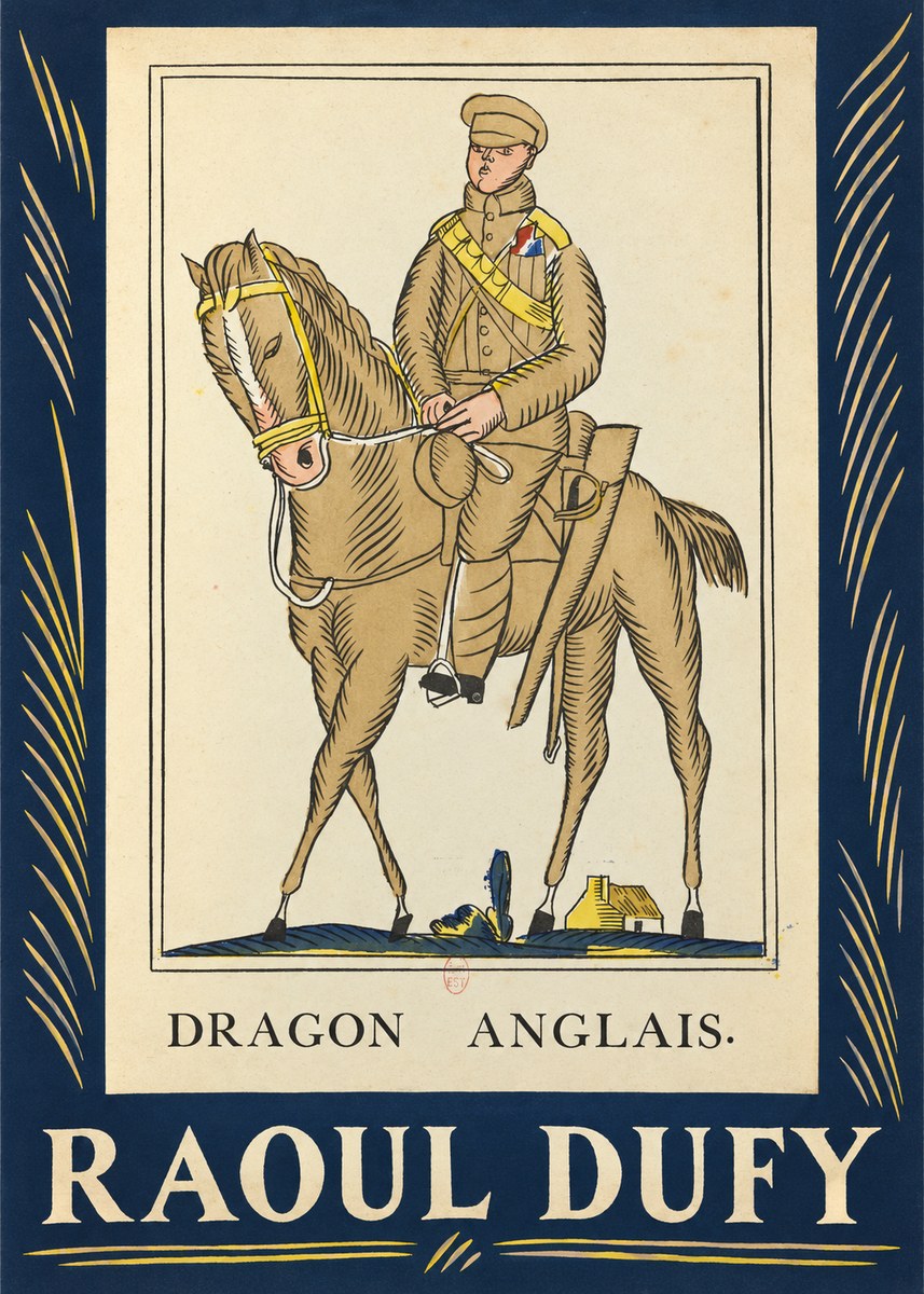 Raoul Dufy Dragon Anglais No3 - Affiche