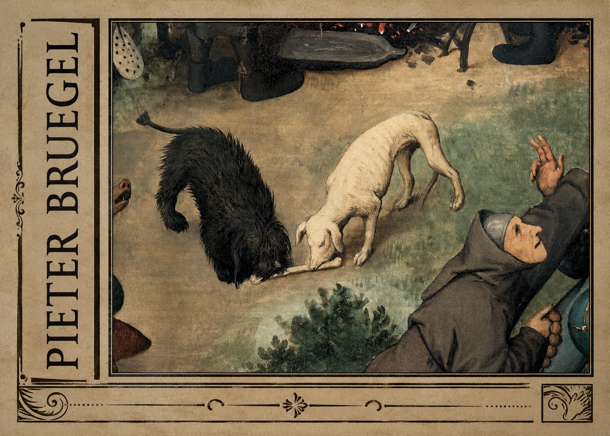 Pieter Bruegel The Beggars No2 - Affiche