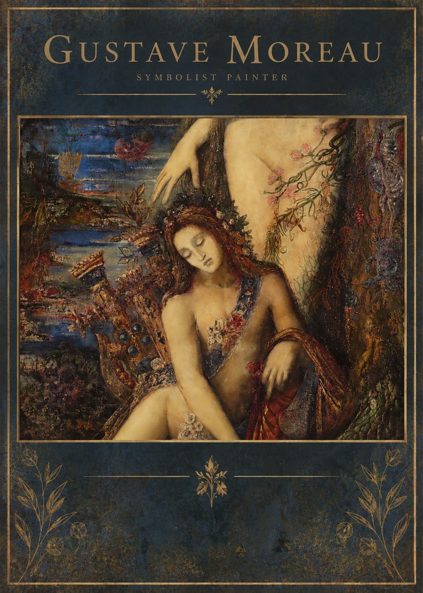 Gustave Moreau Symbolist Painting No2 - Affiche
