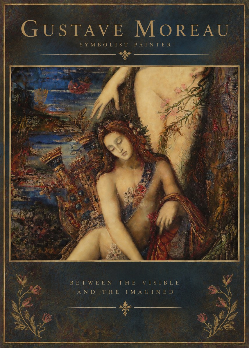 Gustave Moreau Symbolist Painting No5 - Affiche