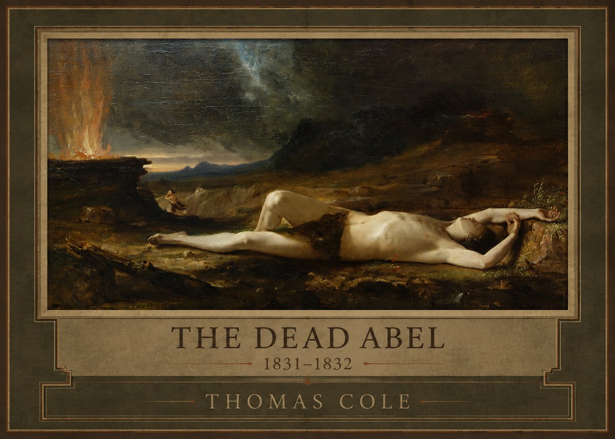 Thomas Cole The Dead Abel No1 - Affiche