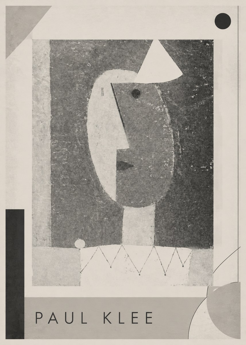 Paul Klee The Clown No1 - Affiche