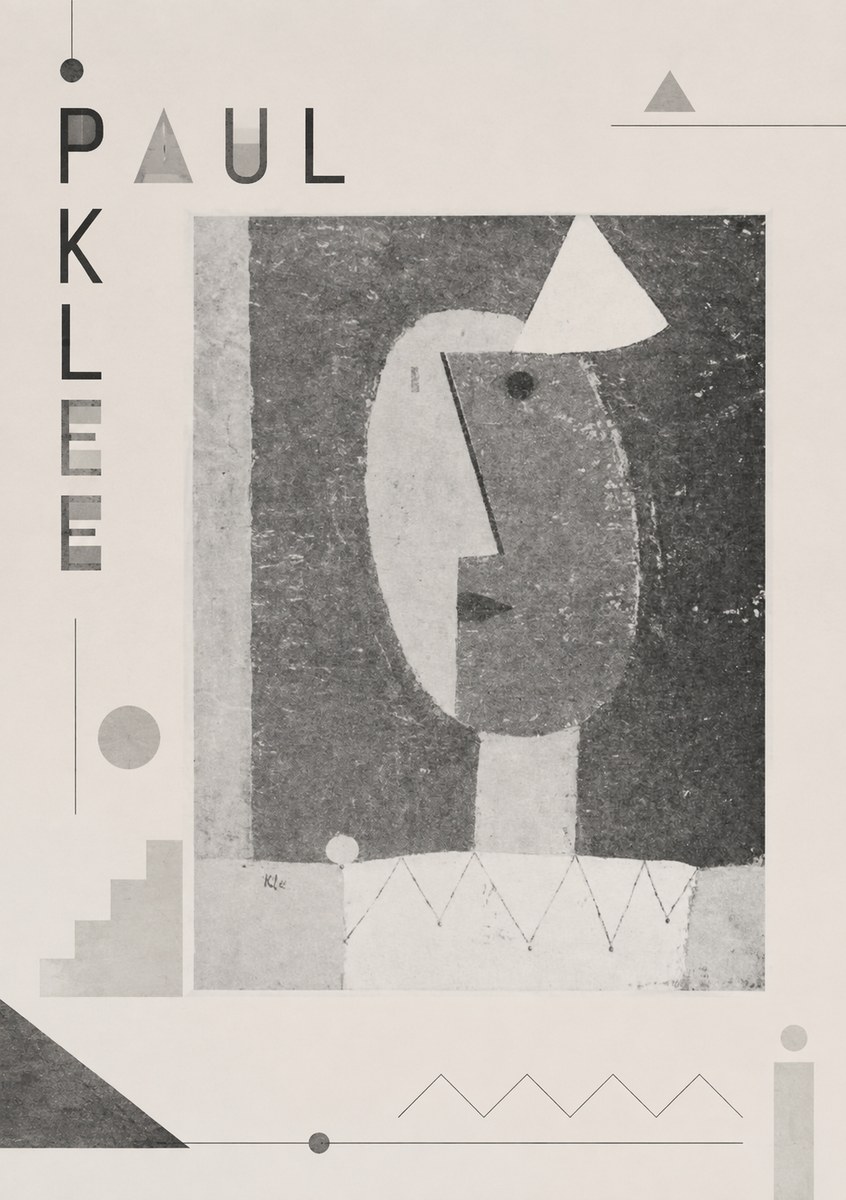 Paul Klee The Clown No4 - Affiche