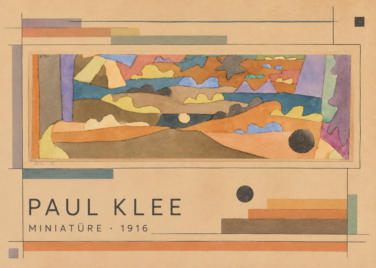 Paul Klee Miniatüre · 1916 No2 - Affiche