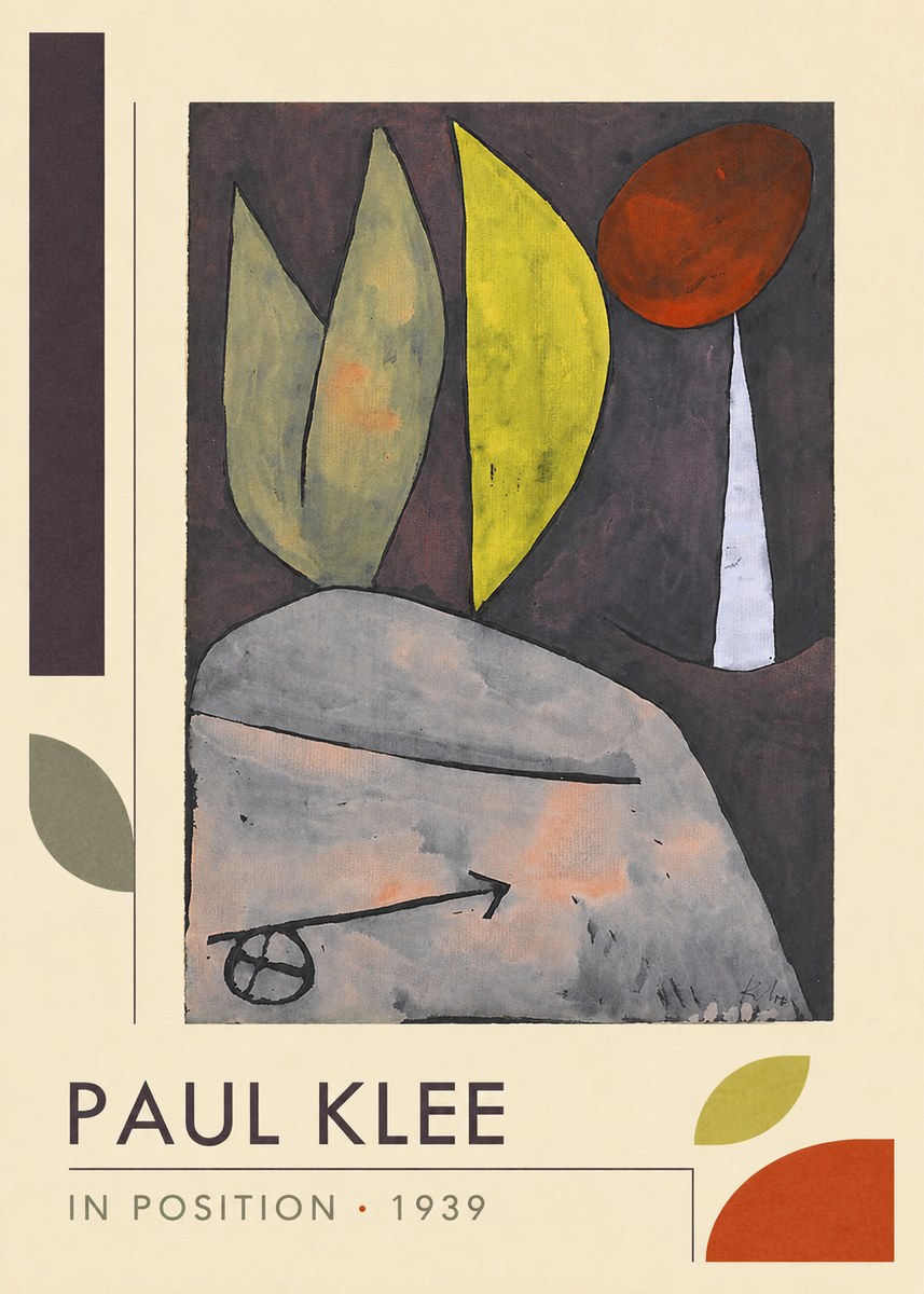 Paul Klee In Position No1 - Affiche