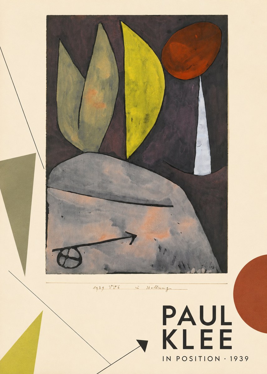 Paul Klee In Position No4 - Affiche