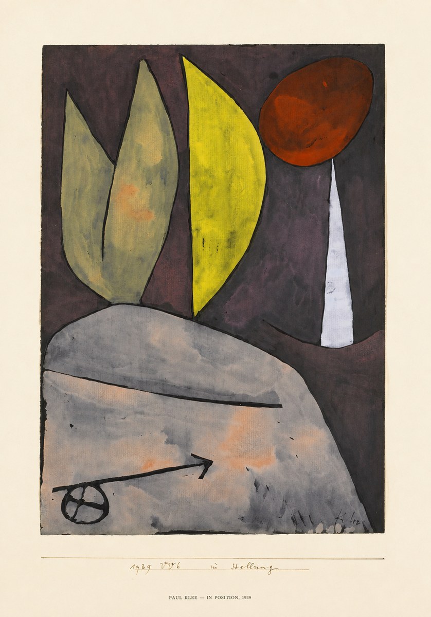 Paul Klee In Position No6 - Affiche