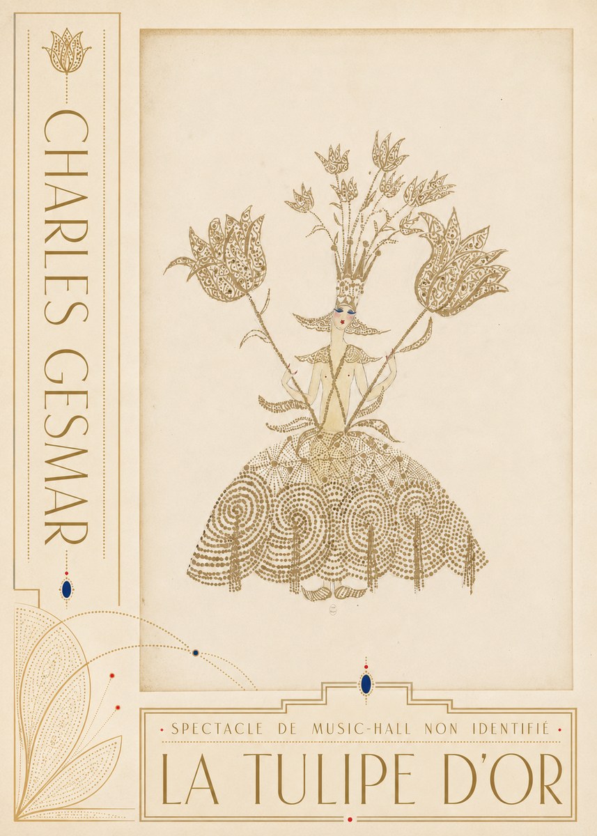 Charles Gesmar La Tulipe D'or No2 - Affiche