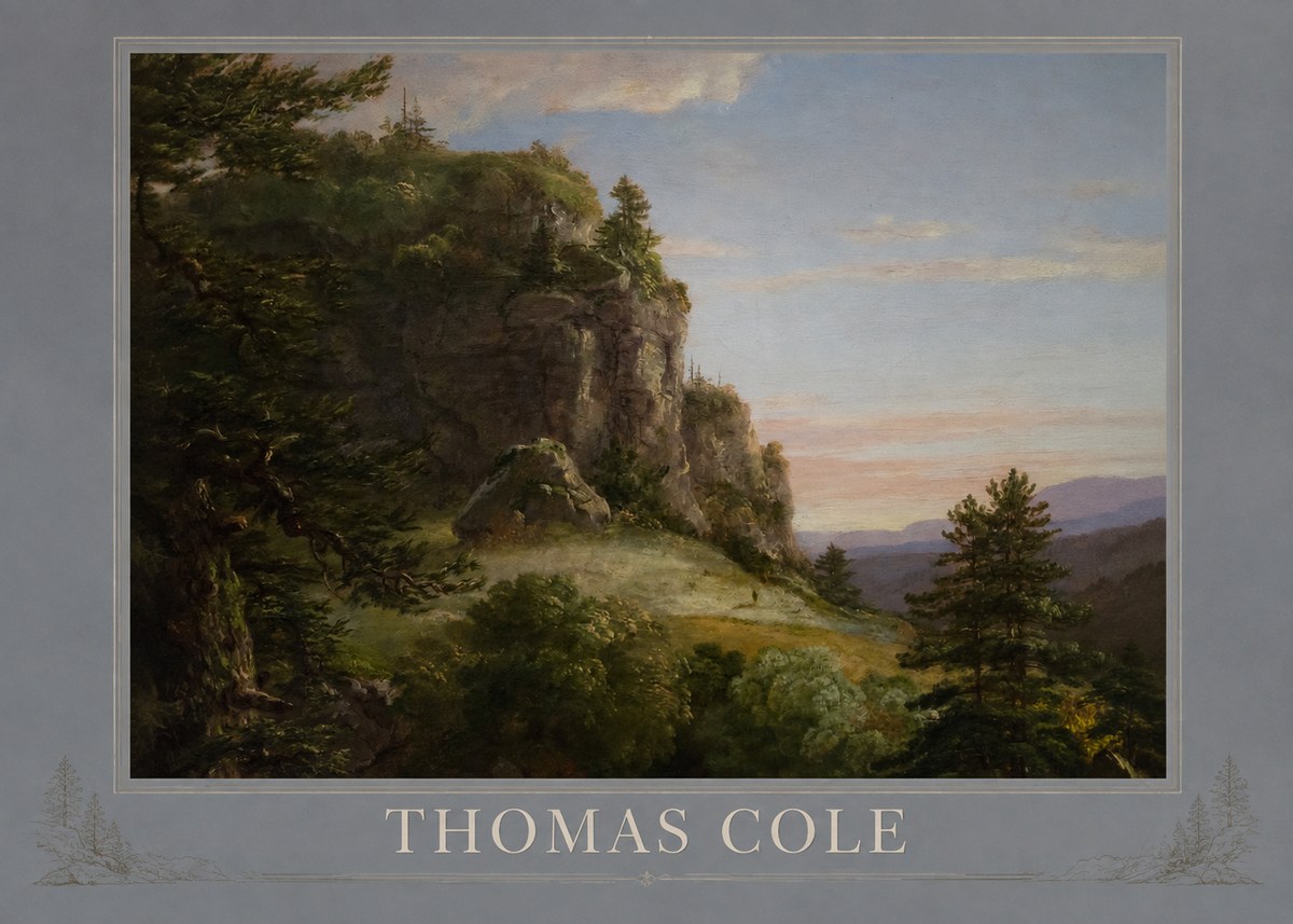Thomas Cole Landscape, the Old Mill No2 - Affiche
