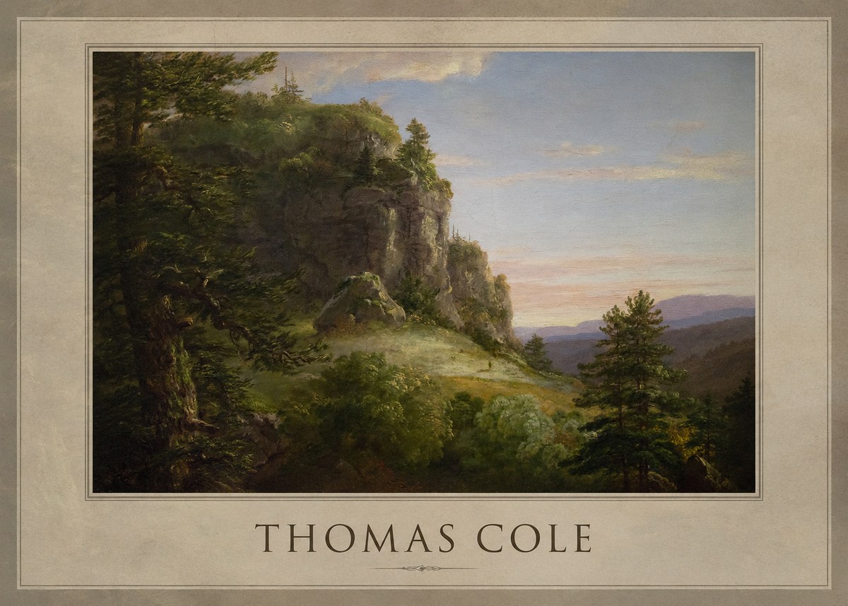 Thomas Cole Landscape, the Old Mill No4 - Affiche