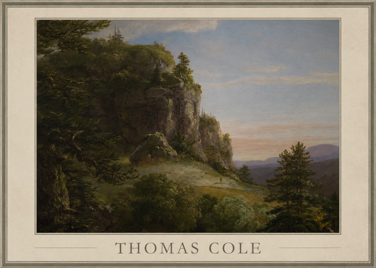 Thomas Cole Landscape, the Old Mill No5 - Affiche