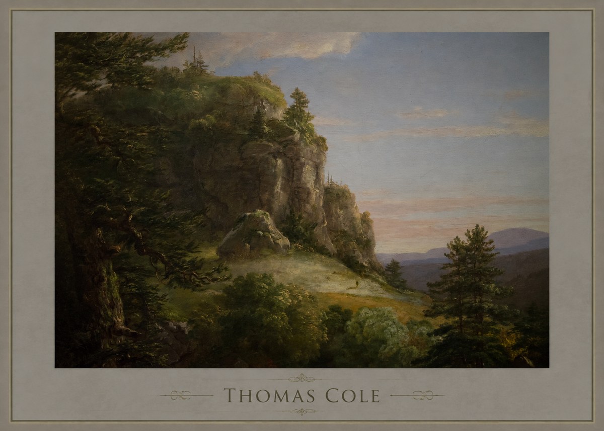 Thomas Cole Landscape, the Old Mill No6 - Affiche