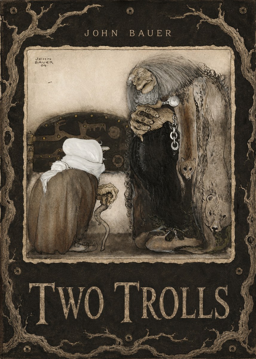 John Bauer Two Trolls No6 - Affiche