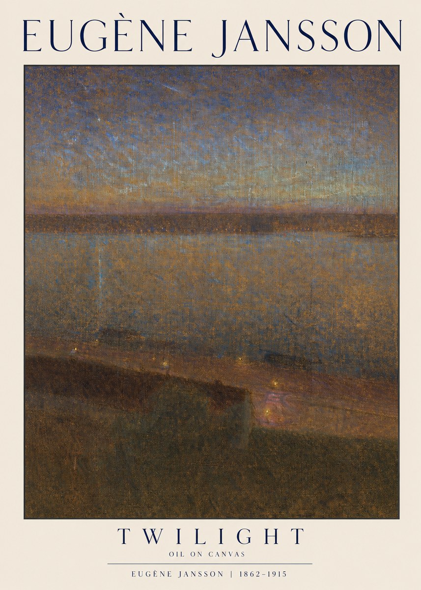 Eugène Jansson Twilight No1 - Affiche