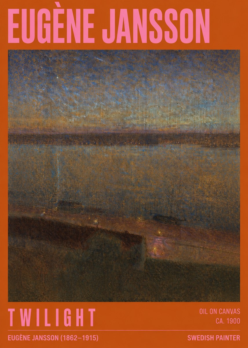 Eugène Jansson Twilight No2 - Affiche