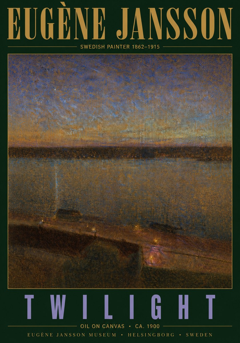 Eugène Jansson Twilight No5 - Affiche