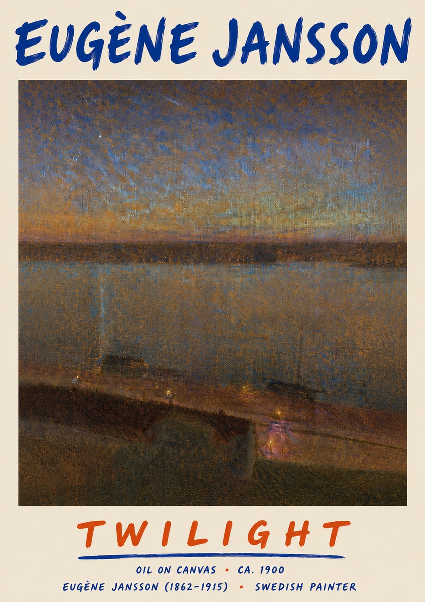 Eugène Jansson Twilight No6 - Affiche