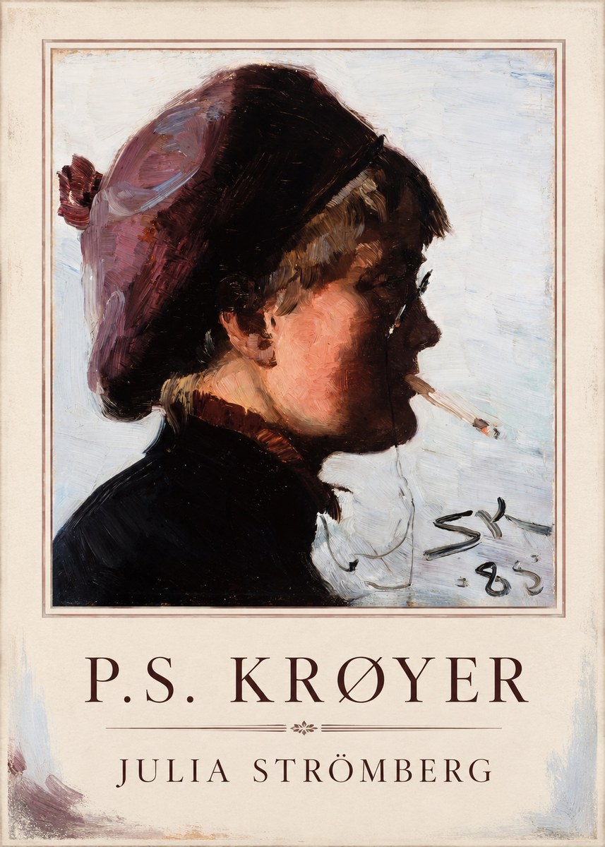 P.S. Krøyer Julia Strömberg No1 - Affiche
