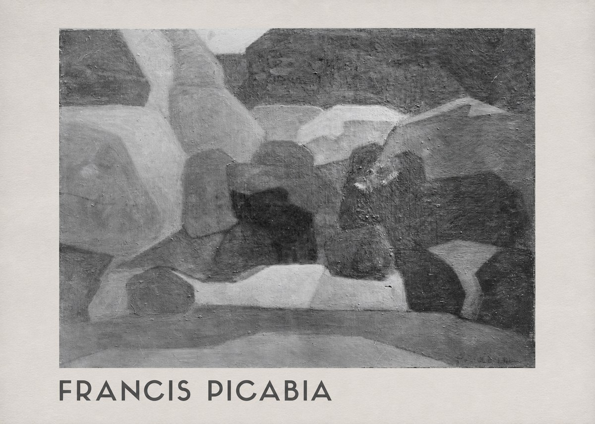 Francis Picabia Geometric Forms No1 - Affiche