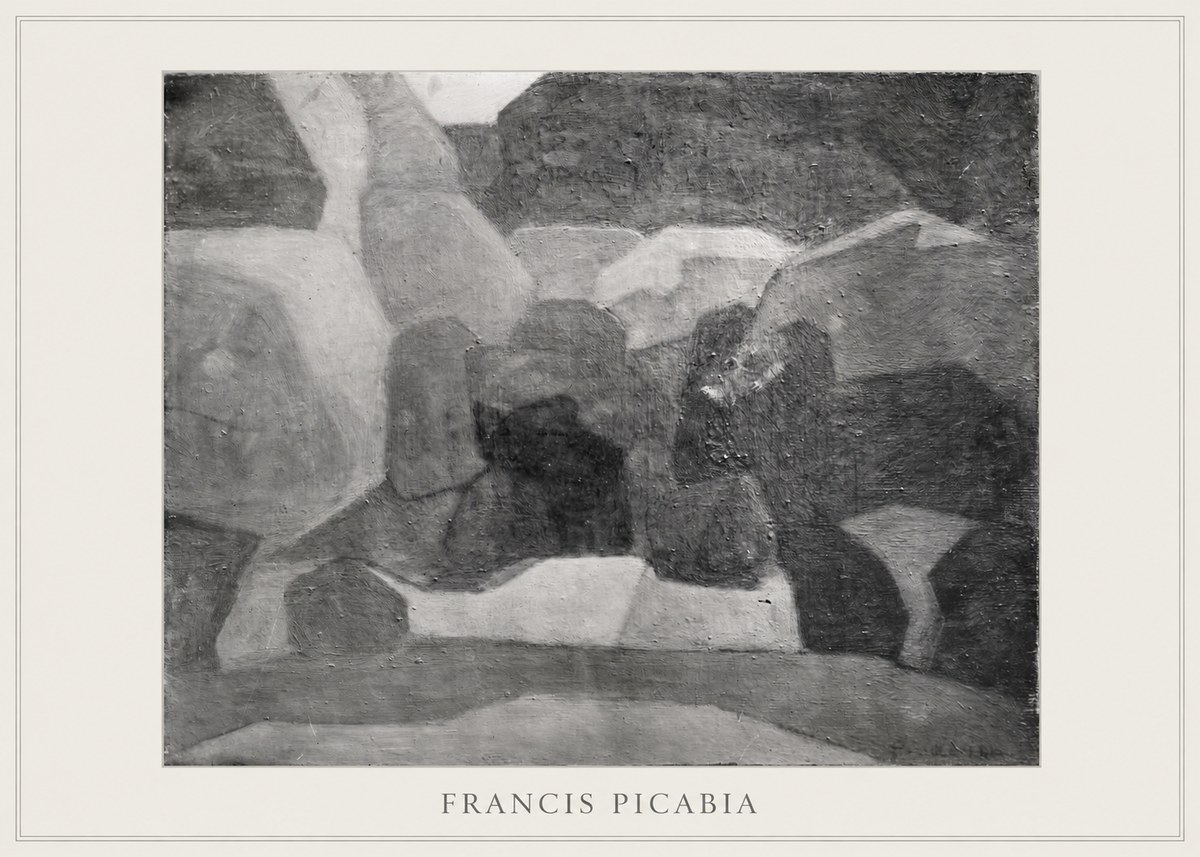Francis Picabia Geometric Forms No5 - Affiche