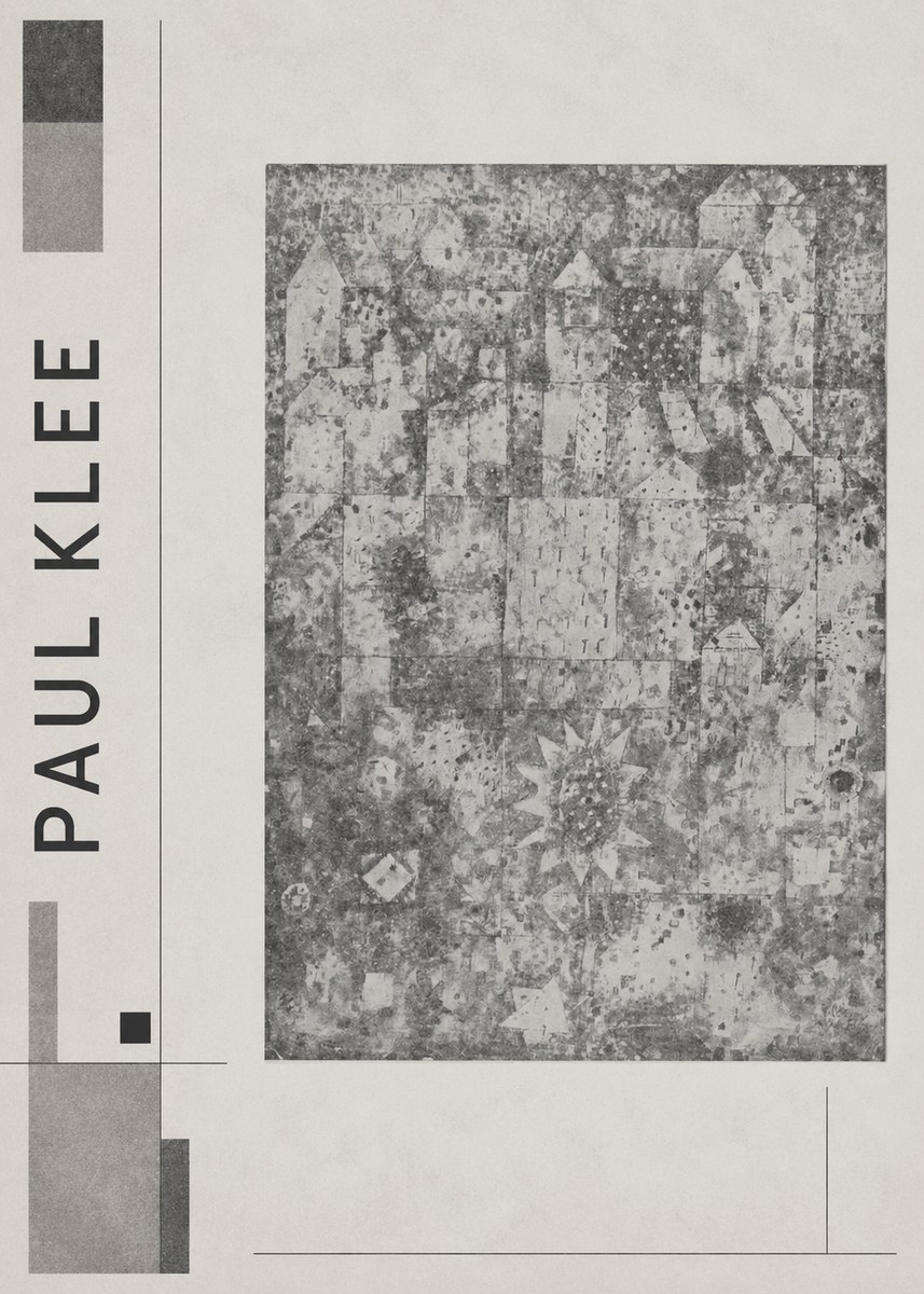Paul Klee Town and Country No2 - Affiche