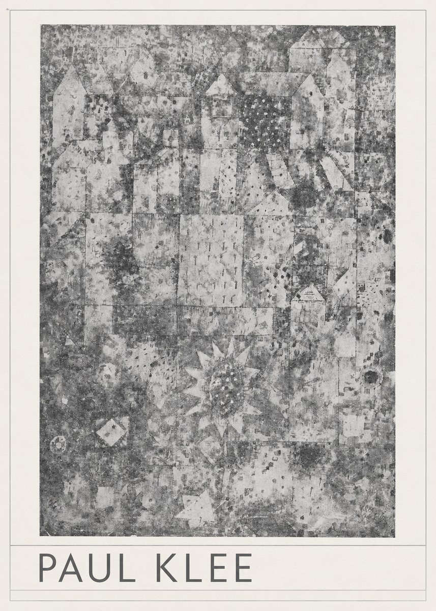 Paul Klee Town and Country No3 - Affiche