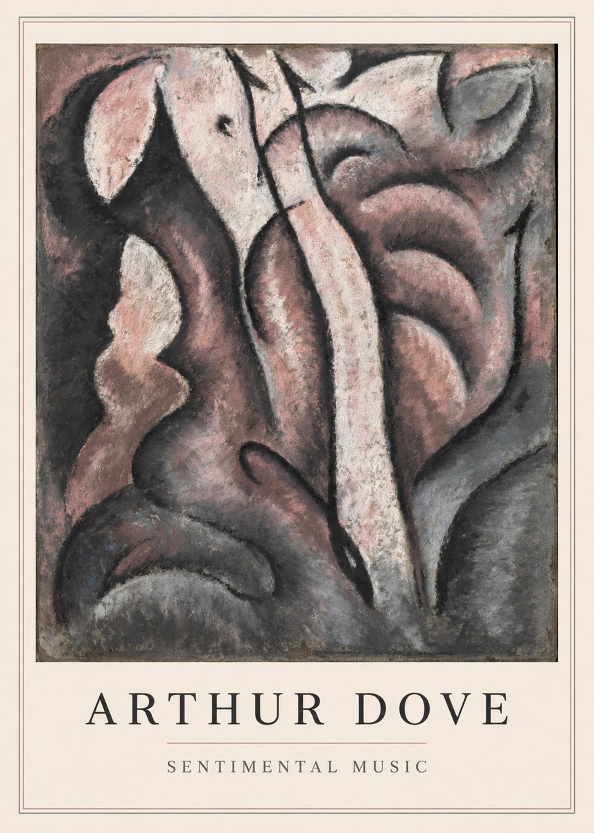 Arthur Dove Sentimental Music II No4 - Affiche
