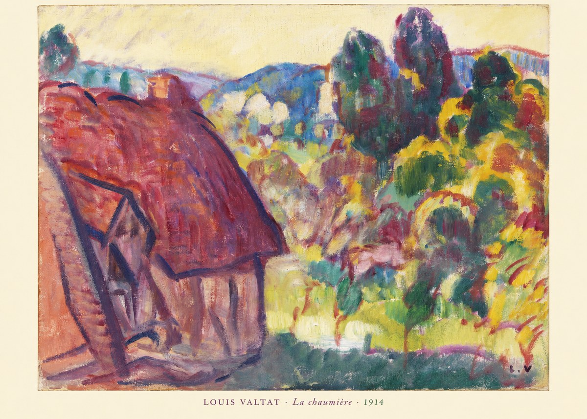 Louis Valtat La Chaumière No5 - Affiche