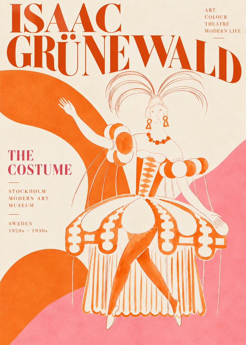 Isaac Grünewald The Costume II No5 - Affiche