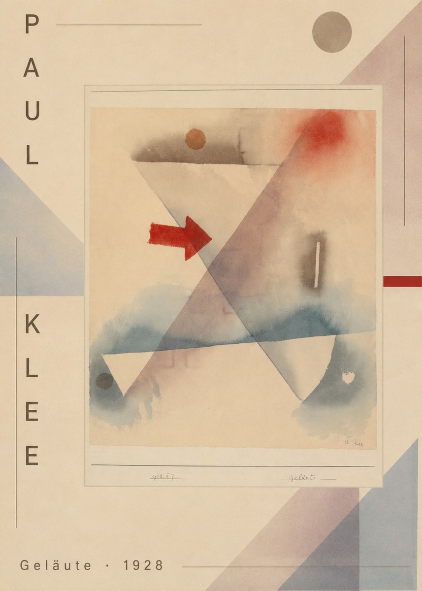 Paul Klee Geläute No2 - Affiche