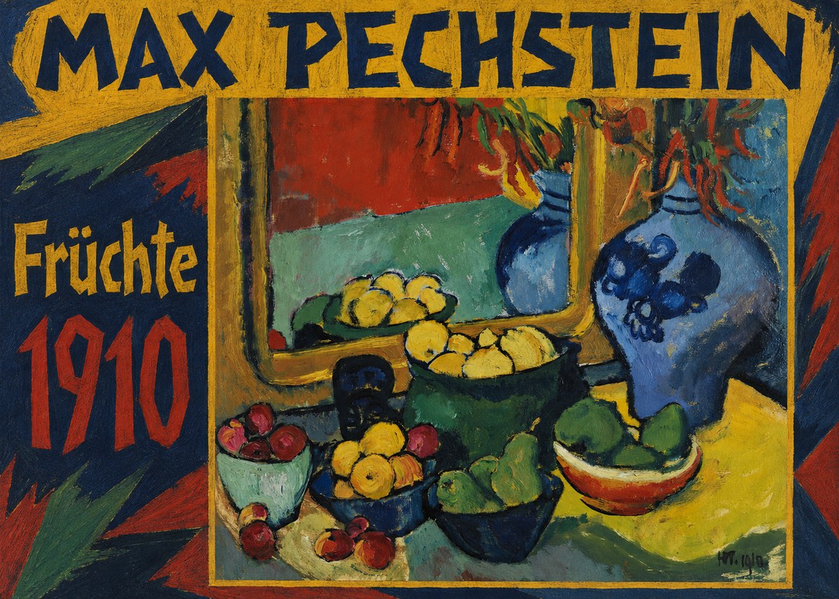 Max Pechstein Früchte 1910 No1 - Affiche