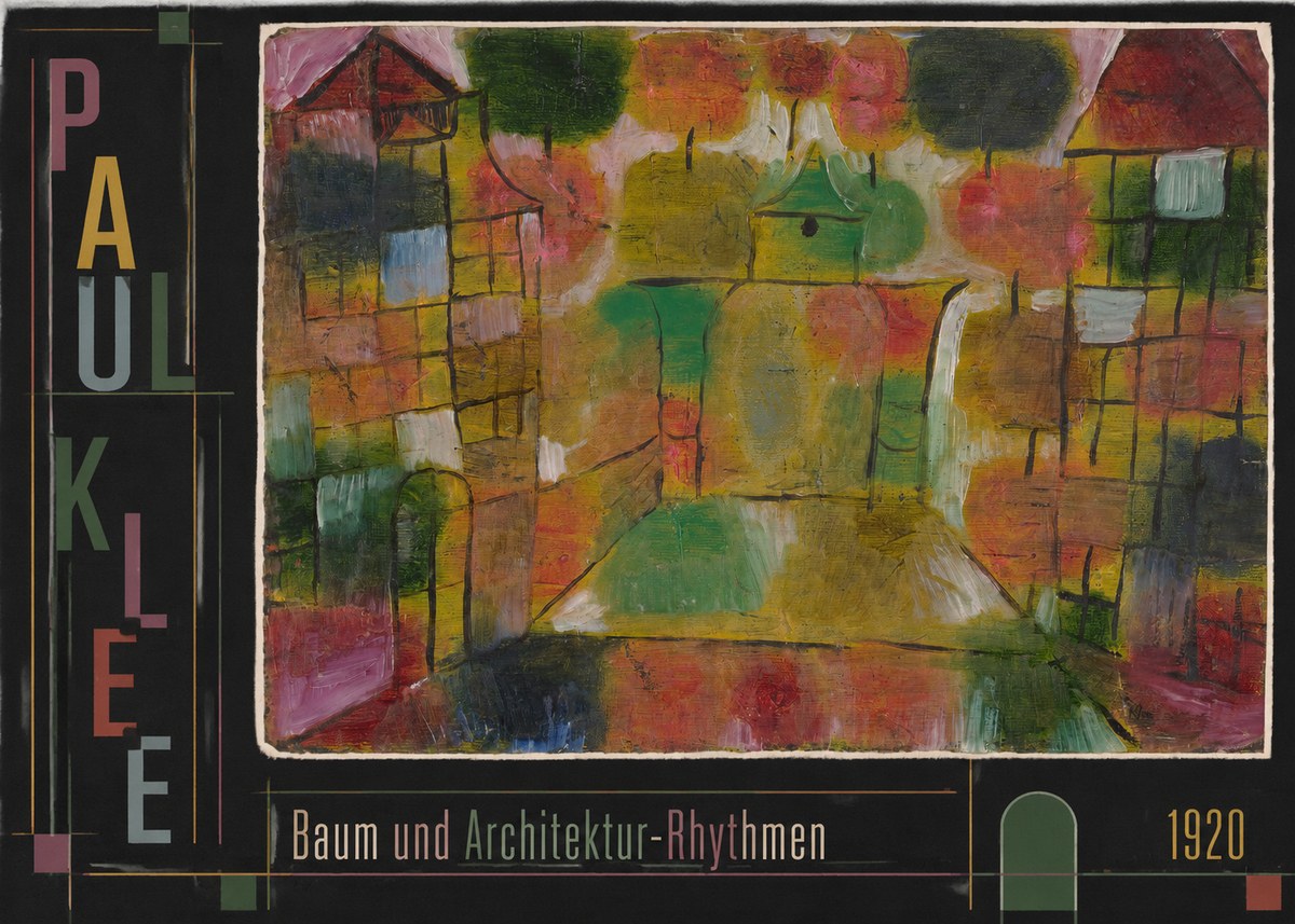 Paul Klee Baum Und Architektur-rhythmen No3 - Affiche