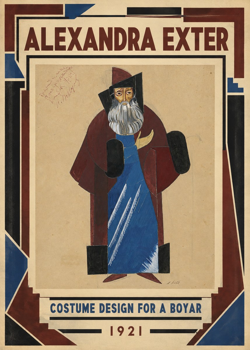 Alexandra Exter Costume Design for a Boyar No1 - Affiche