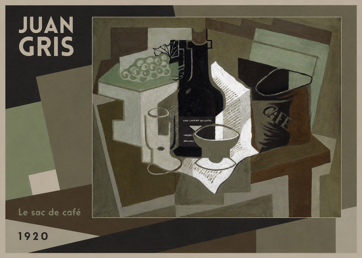 Juan Gris Le Sac De Café No2 - Affiche