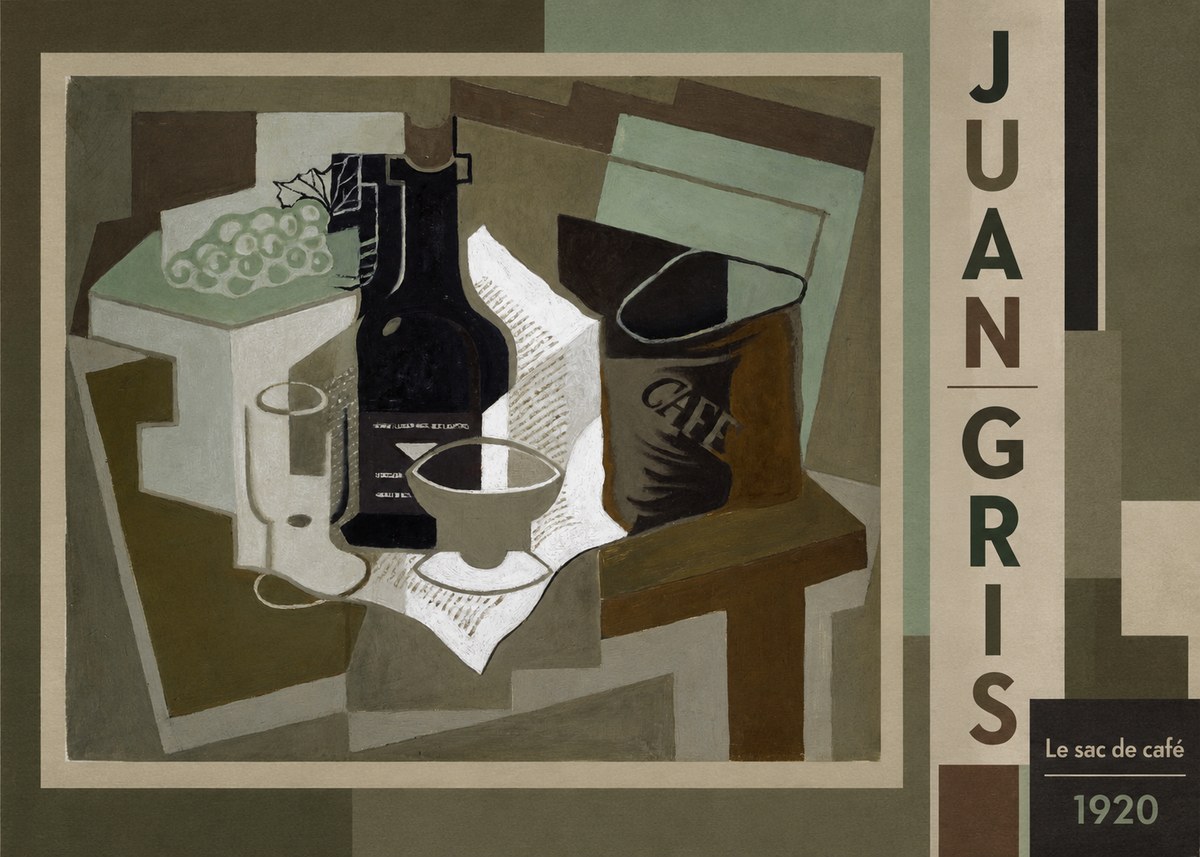 Juan Gris Le Sac De Café No3 - Affiche