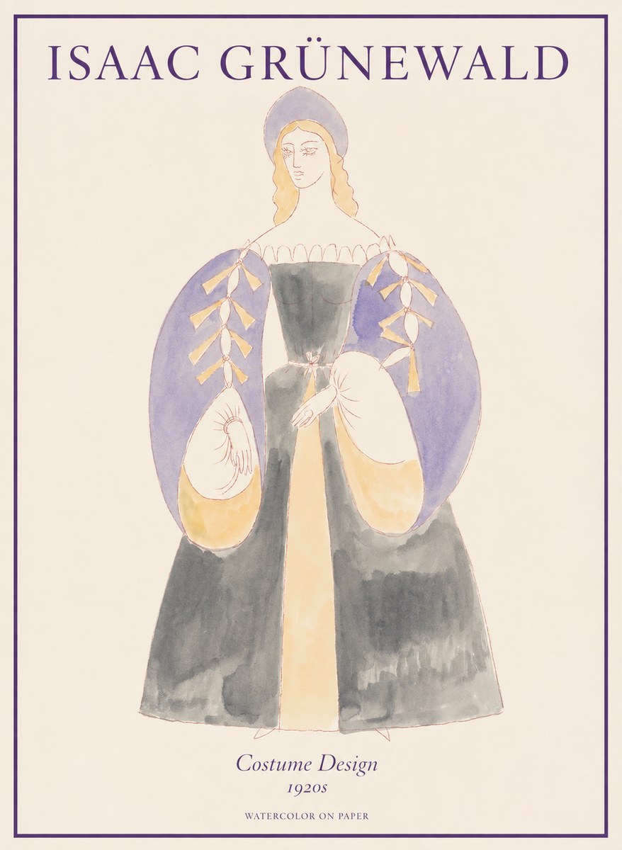 Isaac Grünewald Costume Design XIV No1 - Affiche