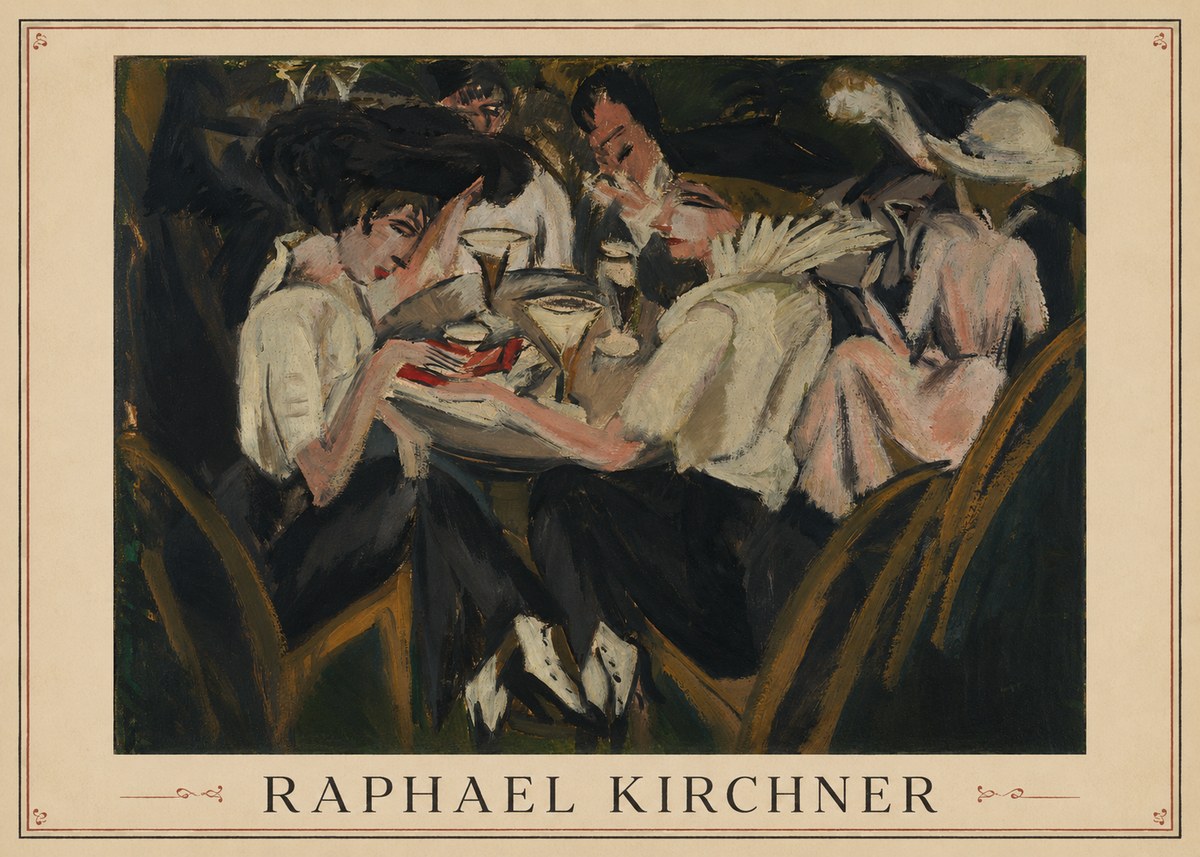 Raphael Kirchner Table Talk No1 - Affiche